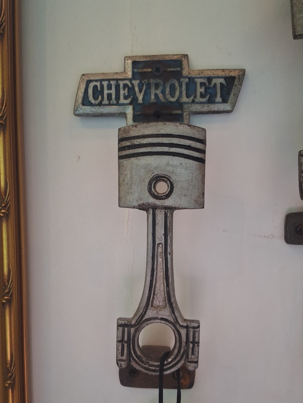 Chevrolet Iron Handle - Silver and Blue